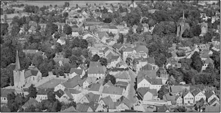 © Stadtarchiv Bünde - Totale um 1950